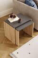 Masute, Hanah Home, Arya, 48x40x55 cm, Stejar Sonomo / Antracit