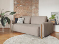 Canapea extensibila 3 locuri, ELTAP, SO-ARC-OA-20JAR, Arcadova, 244x97x97 cm, lemn/poliester, bej inchis/stejar