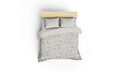 Lenjerie de pat dubla King (FR), Lendell - Mint, Cotton Box, Bumbac Ranforce