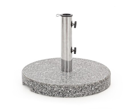 Baza pentru umbrela de gradina, Stein, Bizzotto, 25 kg, Ø45 cm, stalp Ø28-38 mm, granit Gradina