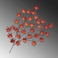 Decoratiune de perete, Acer Palmatum, Metal, Dimensiune: 85 x 115 x 4 cm, Multicolor