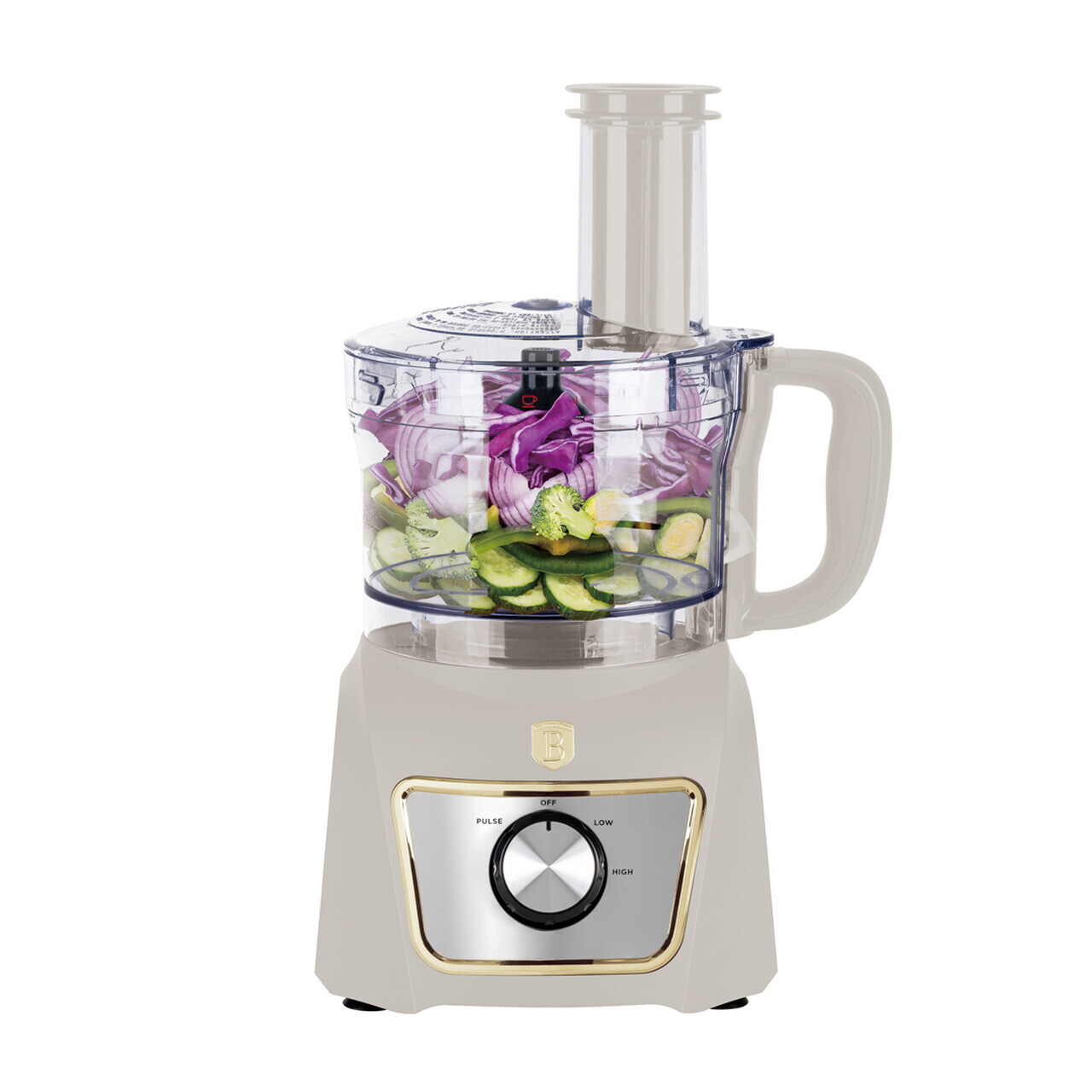 Set blender 8 in 1 Berlinger Haus, Sahara, 500W, inox/plastic, crem/transparent - imagine 10