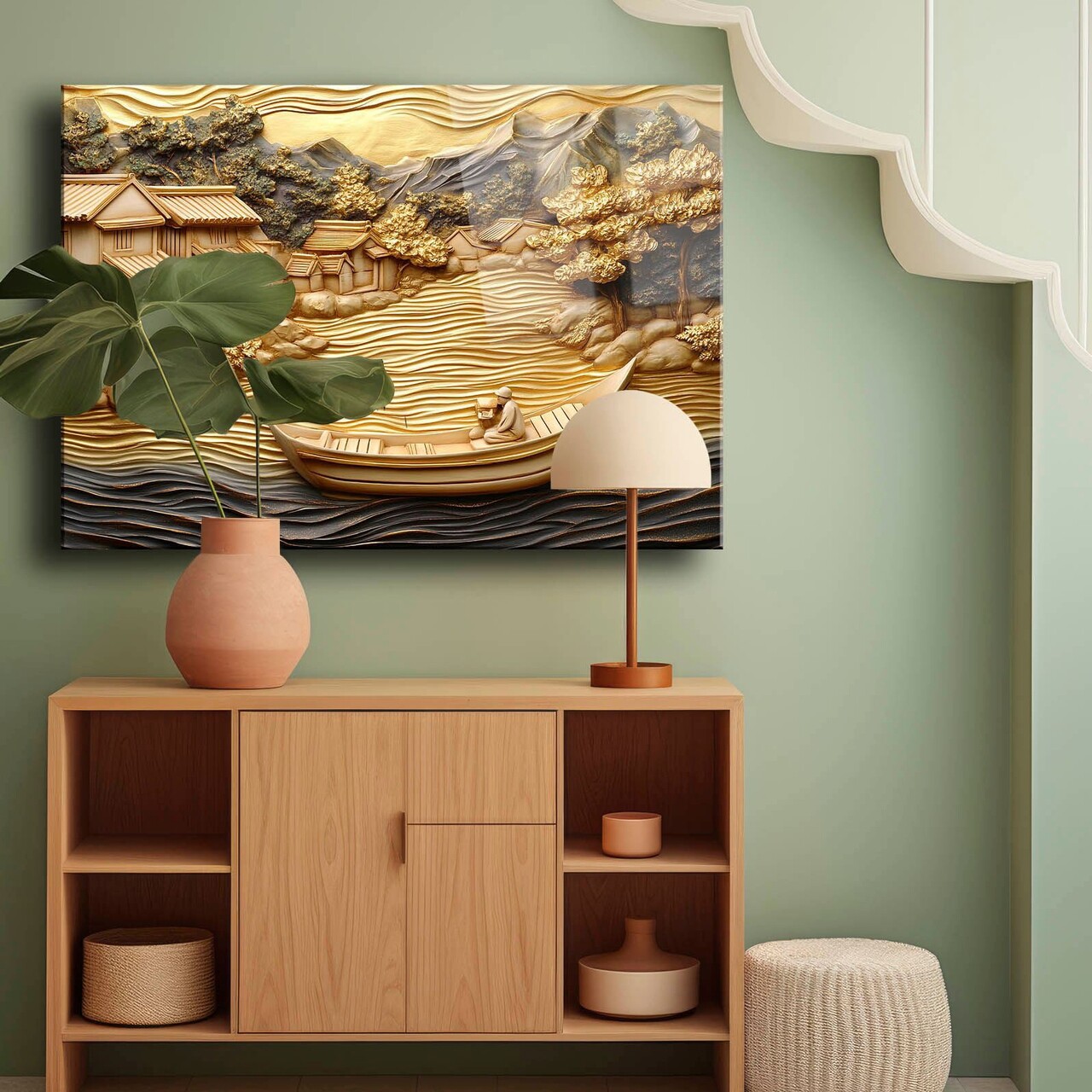 Tablou decorativ, Camtbl-089, Dimensiune: 40 x 60 cm, Multicolor - view 2