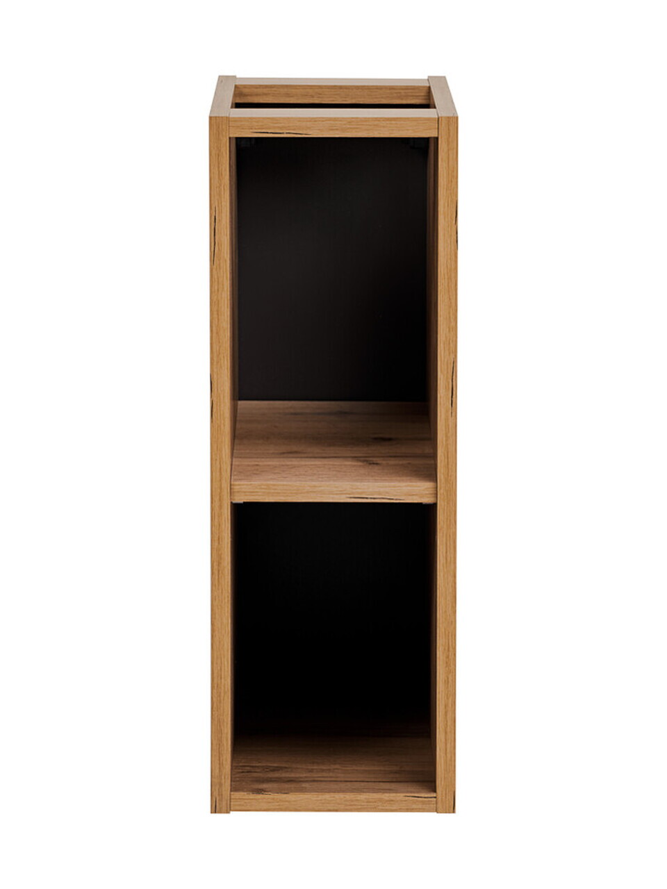 Set mobilier baie, dulap, cos de rufe integrat si lavoar, 140 cm , Adel Black, Comad, MDF/PAL laminat, negru mat/stejar wotan — imaginea 2