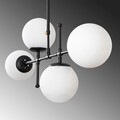 Lustra, Mudoni-MR-951-3, Opviq, 108 x 15 x 67 cm, 4 x E27, 40W, negru