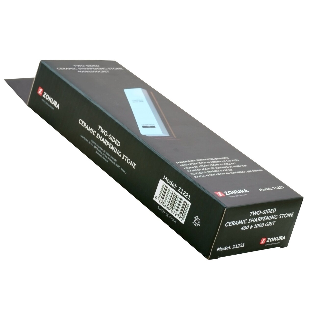 Piatra ceramica de ascutire 400/1000 - Zokura - imagine 4