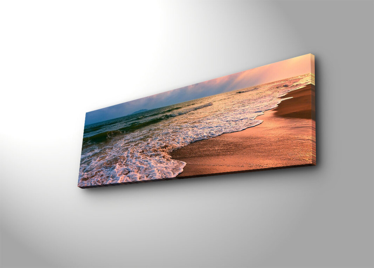 Tablou decorativ cu lumina LED, 3090İACT-72, 30 x 90 cm, Multicolor - view 2