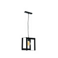 Lustra ELTAP, Giorri, 24x18x120 cm, 1xE27, 15W, otel, negru