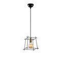 Lustra, Fulgor, 942FLG1183, Metal, Negru/Maro antic