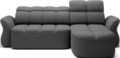 Coltar extensibil dreapta 3 locuri ELTAP, Beneth, 301x185x115 cm, lemn/poliester, gri inchis