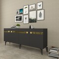 Consola, Olivia, Hayat KB150, Antracit / Aur