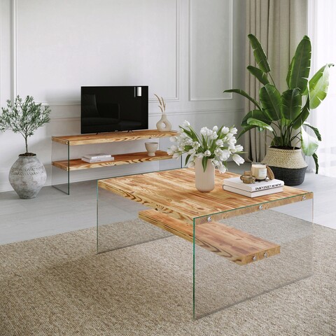 Set mobilier living, Neostill, Niagara S102, Stejar mezoni.ro