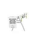 Uscator de rufe, Brabantia, Hangon Metallic, 20 m capacitate de uscare, otel, gri metalizat