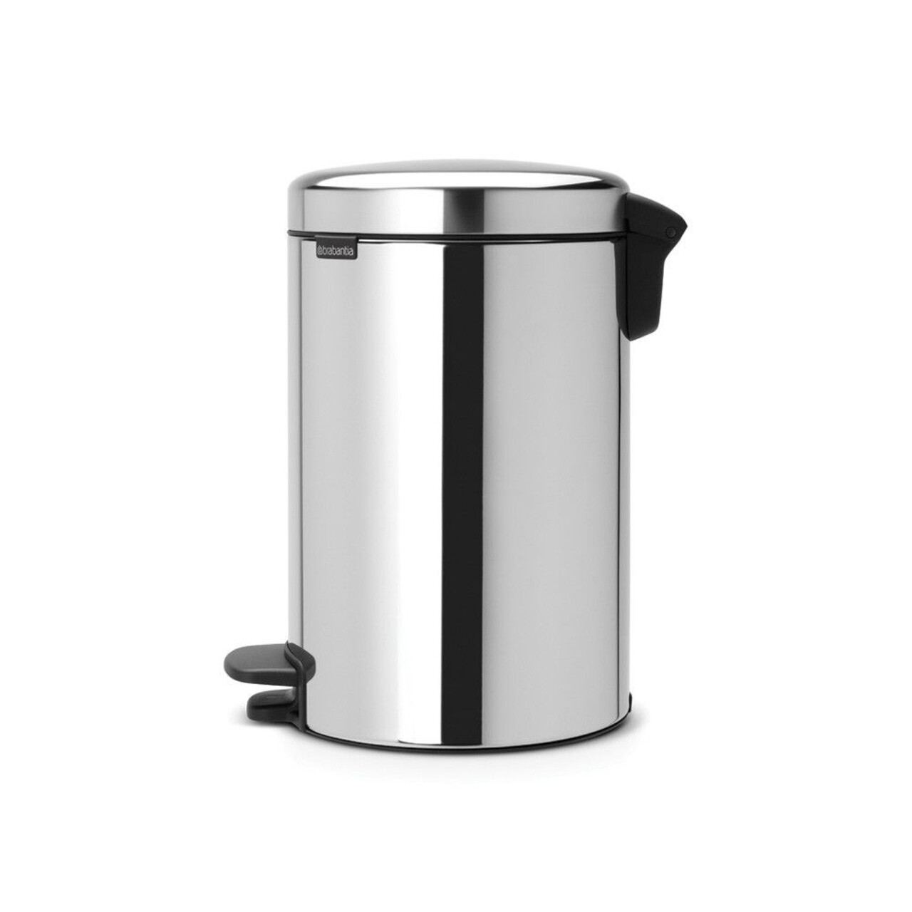 Cos De Gunoi Cu Pedala, Brabantia, Icon BS, 12 L, Inox, Argintiu