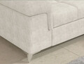 Coltar extensibil stanga 4 locuri ELTAP, LT-01AMO, Eridano, 275x202x88 cm, lemn/poliester, bej deschis