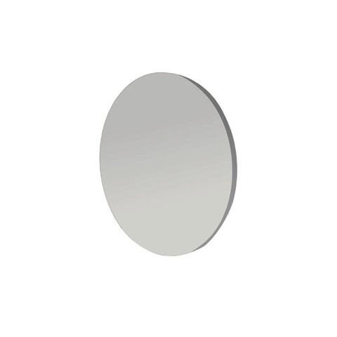 Oglinda decorativa, Siam, Oneas, 70x70x2.2 cm, MDF , Gri închis / Argintiu