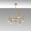 Lustra, Gharib - 13267, Fulgor, 55 x 55 x 73 cm, 6 x E27, 40W, auriu
