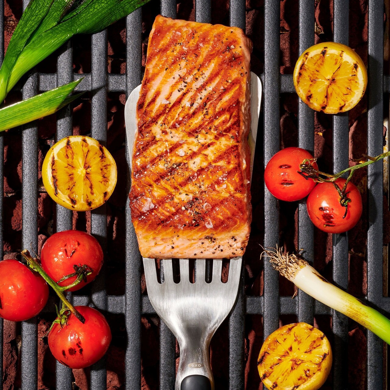 Paleta pentru gratar, 36,8 cm, inox, "Good Grips" - OXO - imagine 2