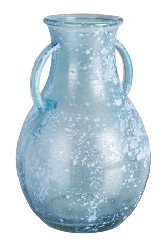 Vaza Arleen, Bizzotto, Ø20×32 cm, sticla reciclata, albastru Bizzotto