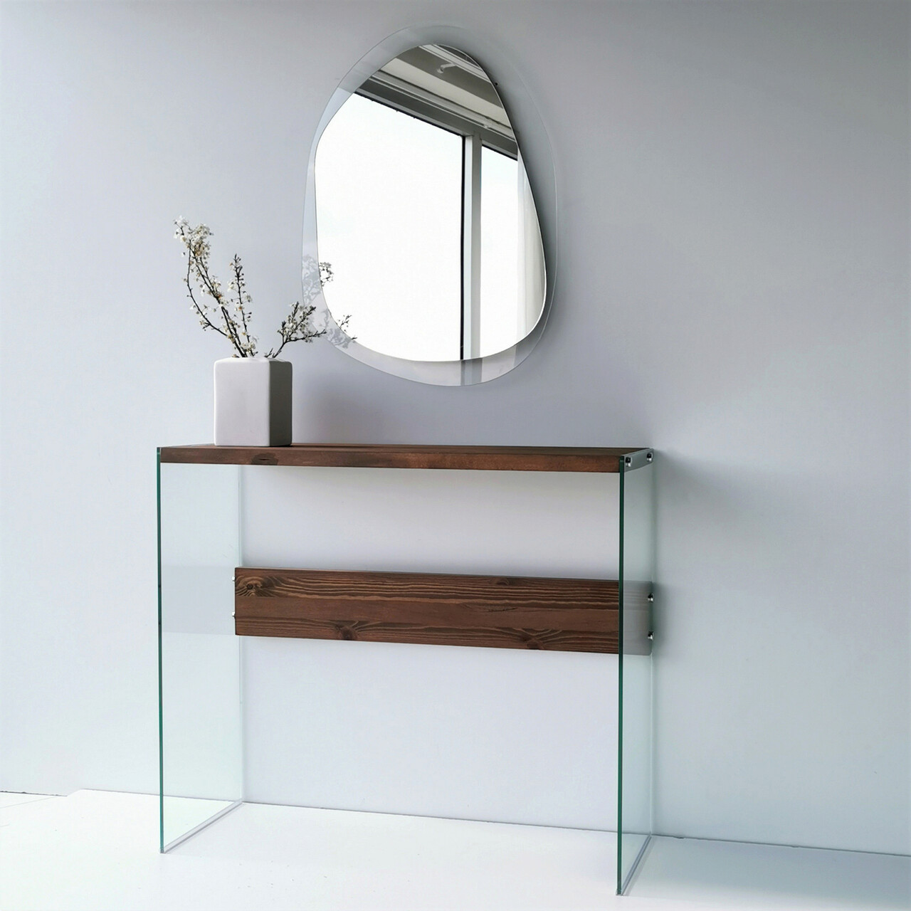 Oglinda Decorativa, Neostill, Aqua A342, 75x55 Cm, Transparent