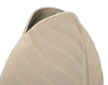 Vaza decorativa Dune High, Mauro Ferretti, 18x9.5x29.5 cm, fier, crem
