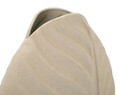 Vaza decorativa Dune High, Mauro Ferretti, 18x9.5x29.5 cm, fier, crem