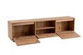 Comoda TV, Nordure, Vanguard, 160x42x29 cm, PAL, Maro