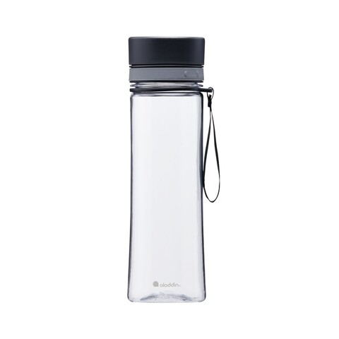 Sticla plastic Aveo, Aladdin, 600 ml, Clear & Grey