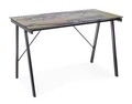 Birou Young California, Bizzotto, 113 x 58 x 73 cm, otel/sticla temperata