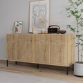 Consola, Odessa, Evolet, 150x75x36 cm, PAL, Maro