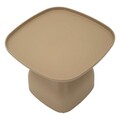 Masuta de cafea Gea, Mauro Ferretti, 48x48x38 cm, plastic, gri