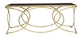 Masuta de cafea Infinity, Mauro Ferretti, 110x60x45 cm, fier, auriu
