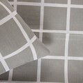 Lenjerie de pat Reyes, Homla, 160x200 cm, bumbac, gri/alb