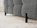 Coltar extensibil dreapta 3 locuri ELTAP, RT-03ROY, Fectory, 346x205x93 cm, lemn/poliester, gri