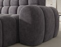 Coltar extensibil dreapta 3 locuri ELTAP, Ceedro, 283x165x98 cm, lemn/poliester, gri