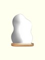 Oglinda cosmetica, Lumisfera, Crystal Dew Large, Sticla/MDF, Lemn