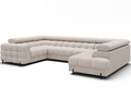 Coltar extensibil dreapta 3 locuri ELTAP, RT-20BAF, Fectory, 346x205x93 cm, lemn/poliester, bej deschis