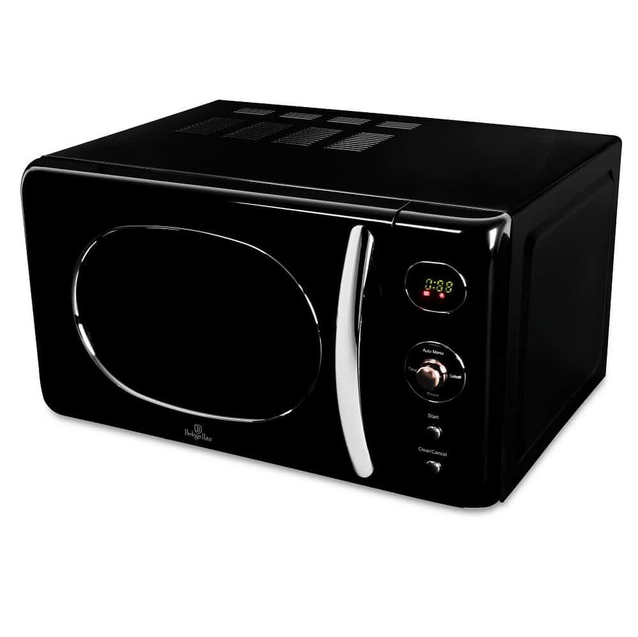 Cuptor cu microunde Berlinger Haus, Black Rose, 1200W, 20 L, 26.2x45.2x38.6 cm, negru - imagine 2