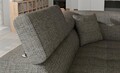 Coltar extensibil stanga 4 locuri, ELTAP, Anton, 272x203x85 cm, lemn/poliester, gri inchis/negru