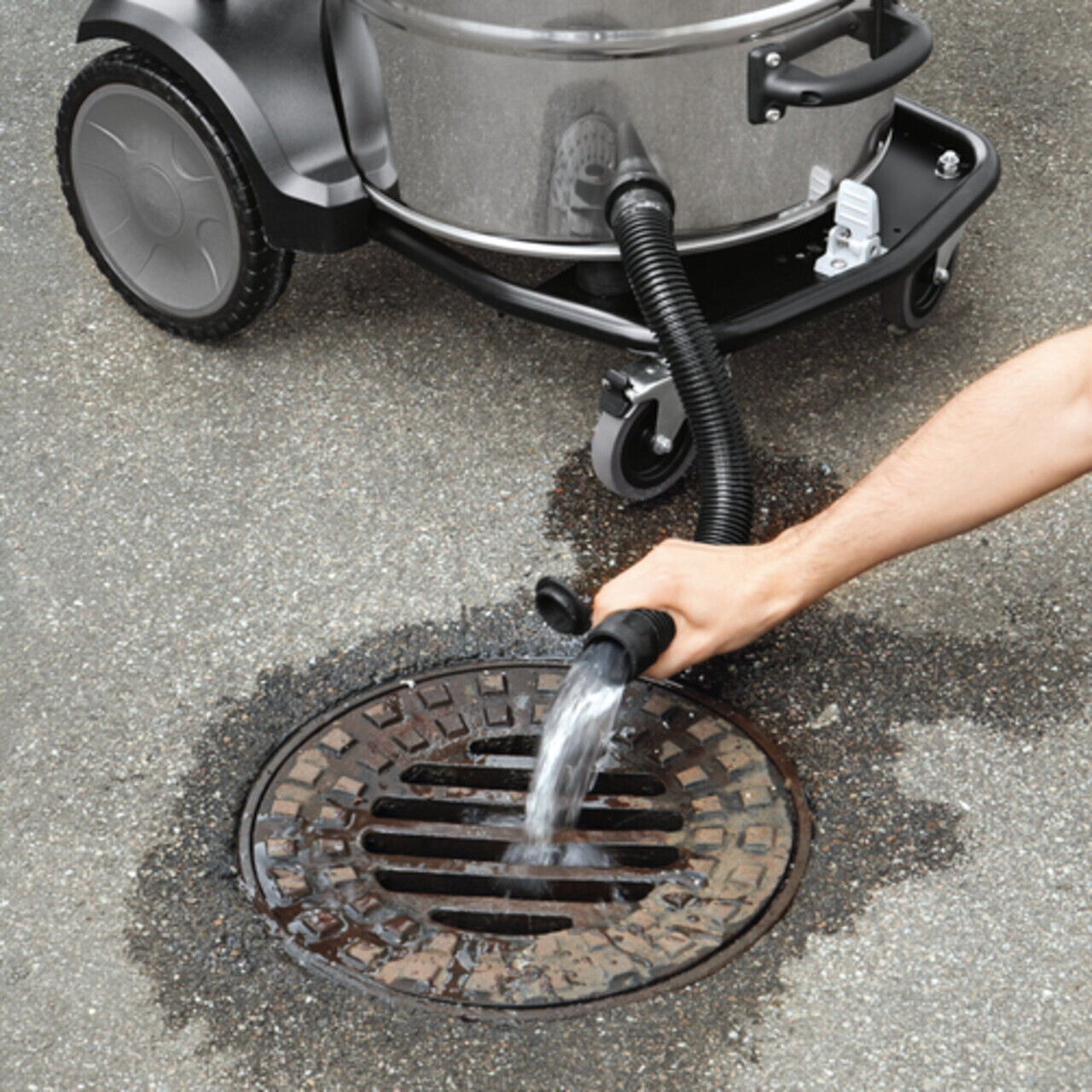 Aspirator umed-uscat profesional NT 75/2 Tact² Me Tc, Karcher, negru — imaginea 5