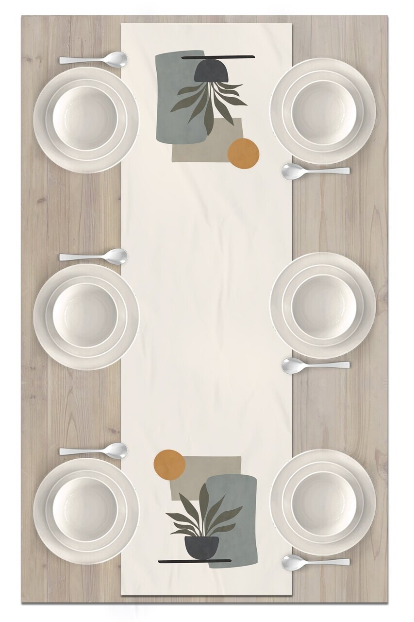 Traversa de masa, Artrunmin-14, 40x135 cm, Poliester, Multicolor — imaginea 2