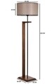 Lampadar, Luin, 8276-3, E27, 60 W, metal/lemn/textil