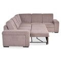 Coltar extensibil sezlong dreapta, Cameron, L.300 l.98/235 H.94, stofa, Vino 3