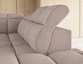 Coltar extensibil dreapta 4 locuri ELTAP, RT-20XIL, Falconn, 258x208x107 cm, lemn/poliester, maro deschis