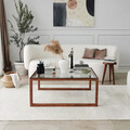 Masuta de cafea, Neostill, Via, 90x40x90 cm, Lemn