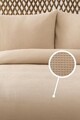 Cuvertura matlasata dubla, Waffle - Beige, DC Home, 70% bumbac/30% poliester