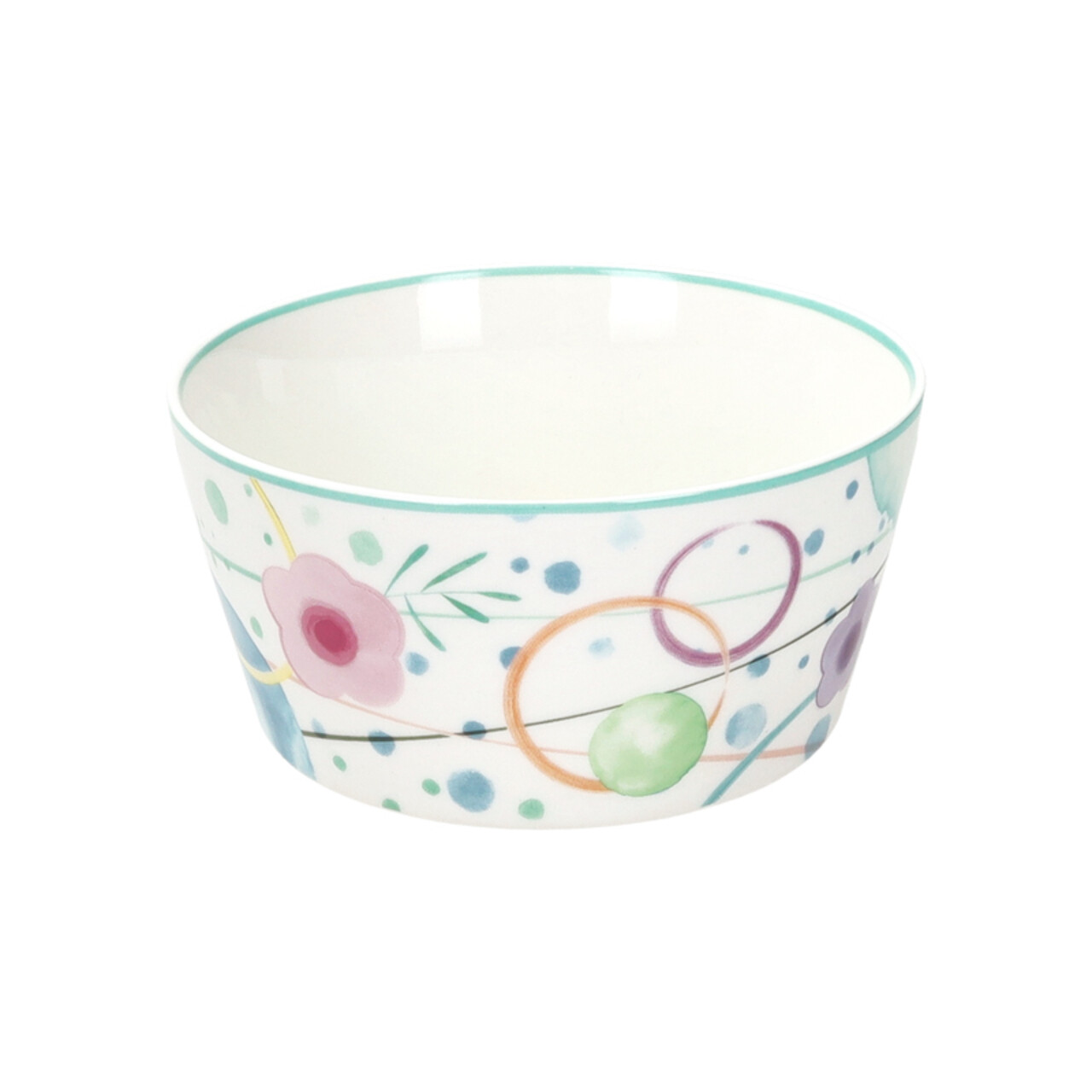 Set 2 boluri, Bollicine, Brandani, 12x6 cm, 310 ml, portelan New Bone China - imagine 4