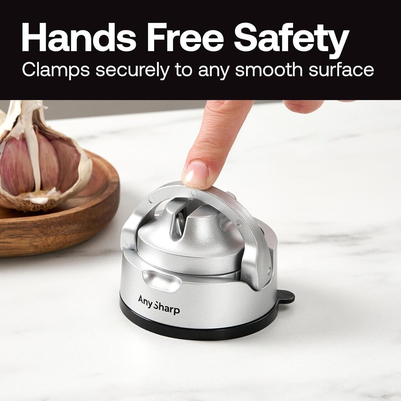 Ascutitor de cutite, "Evo", Silver - AnySharp - imagine 3