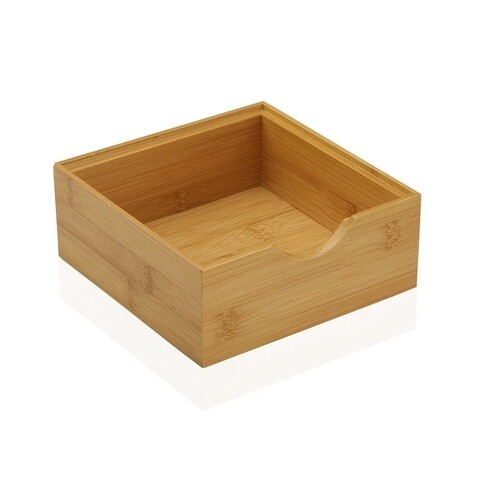 Cutie multifunctionala din bambus, versa, 15.2x15.2x6.4 cm