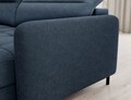 Coltar extensibil dreapta 4 locuri ELTAP, RT-40RAQ, Berrto, 306x165x100 cm, lemn/poliester, albastru inchis